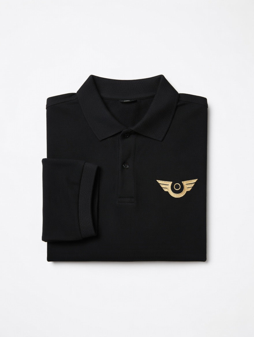 Men’s Embroidered “On High Fashion” Logo Polo Shirt