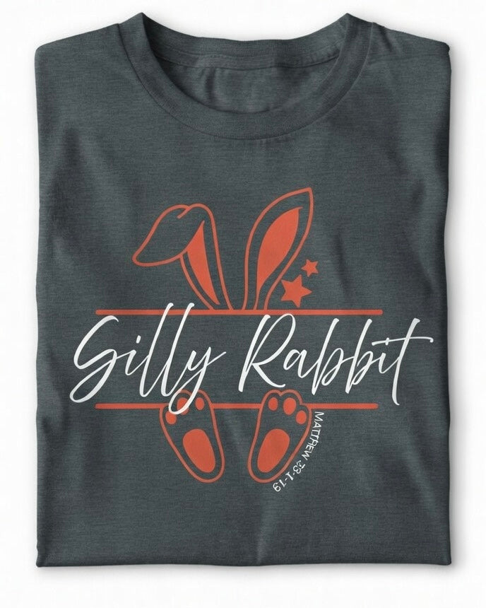 Unisex “Silly Rabbit” Short Sleeve Shirt