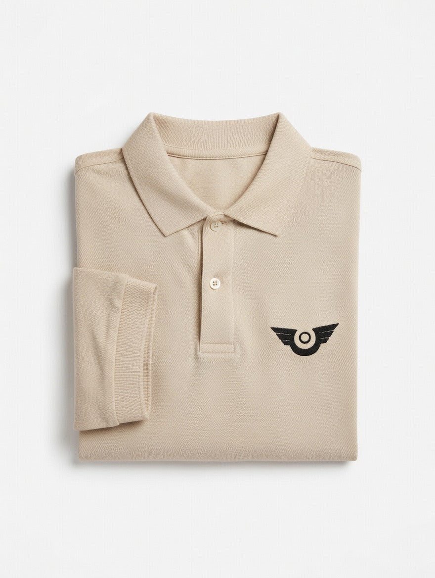 Men’s Embroidered “On High Fashion” Logo Polo Shirt