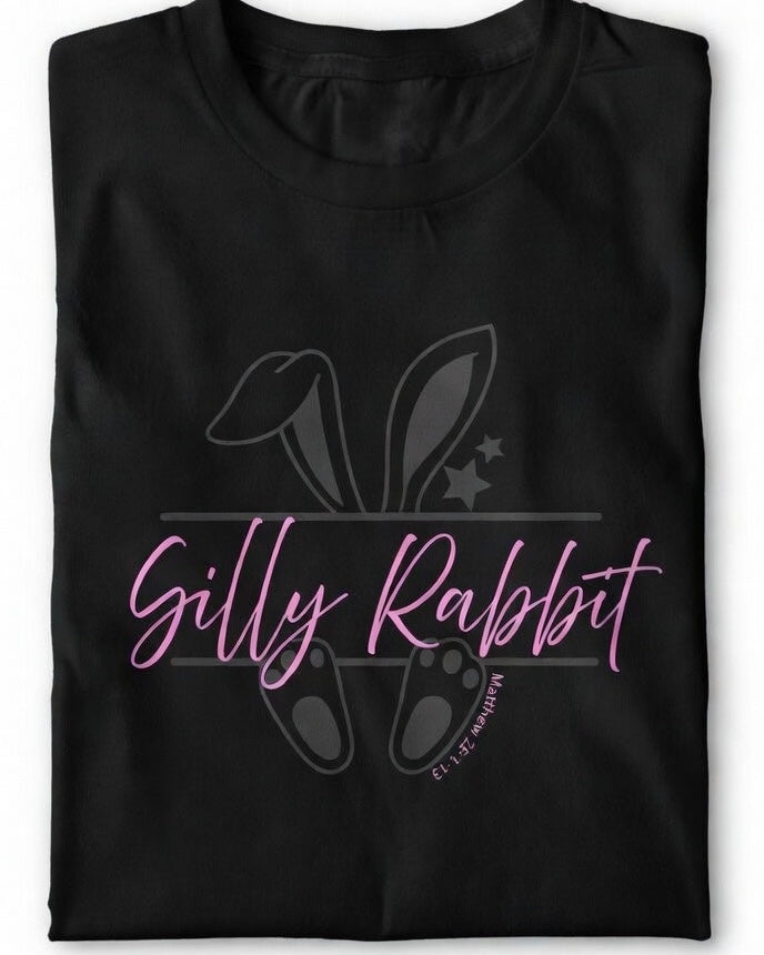 Unisex “Silly Rabbit” Short Sleeve Shirt
