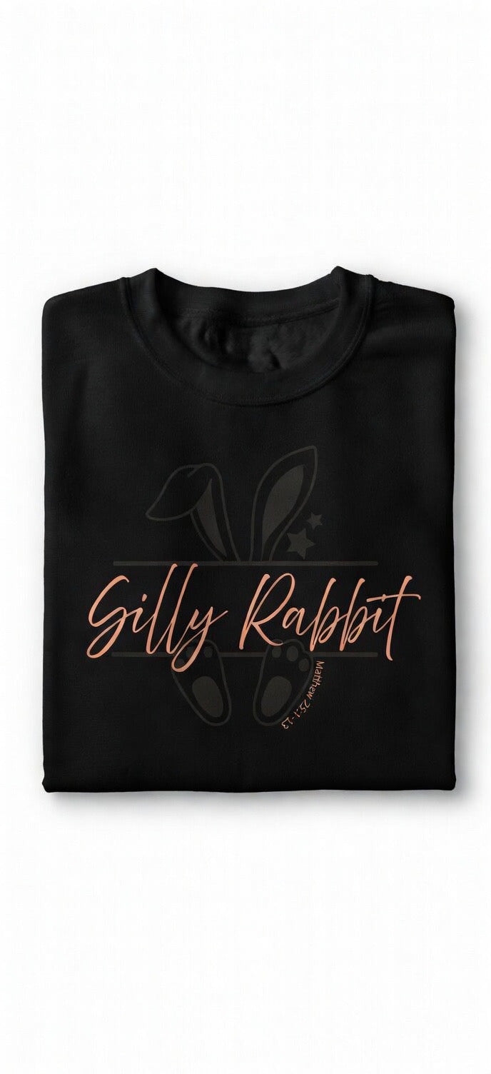 Unisex “Silly Rabbit” Crewneck Sweatshirt Pullover