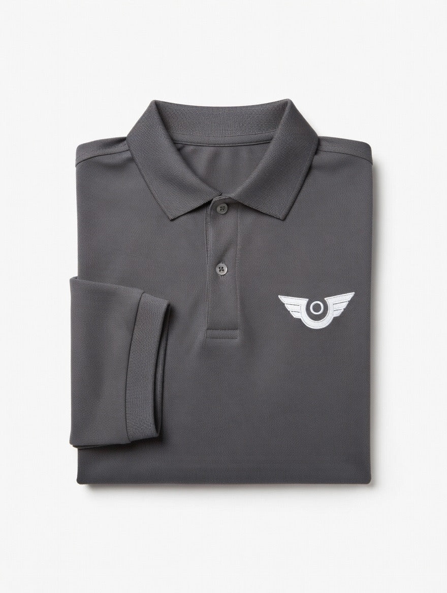 Men’s Embroidered “On High Fashion” Logo Polo Shirt