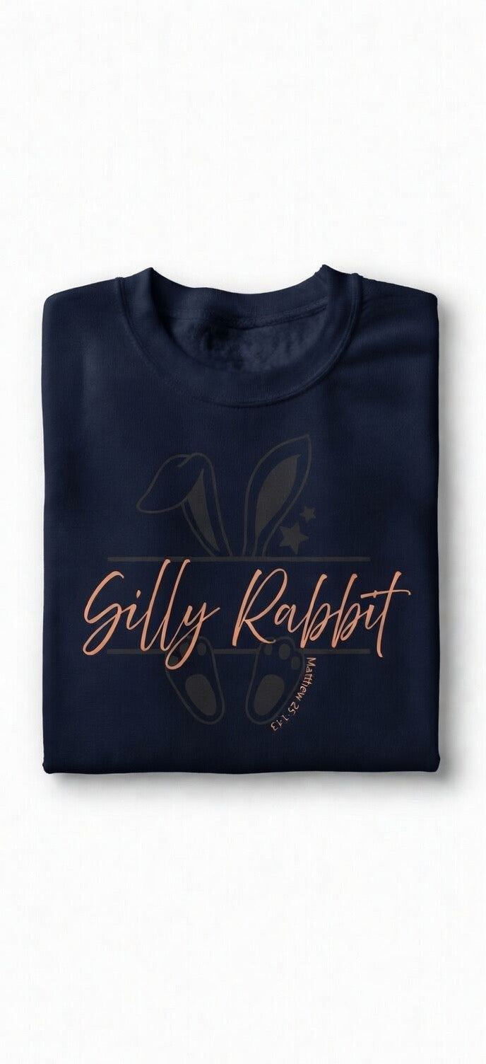 Unisex “Silly Rabbit” Crewneck Sweatshirt Pullover