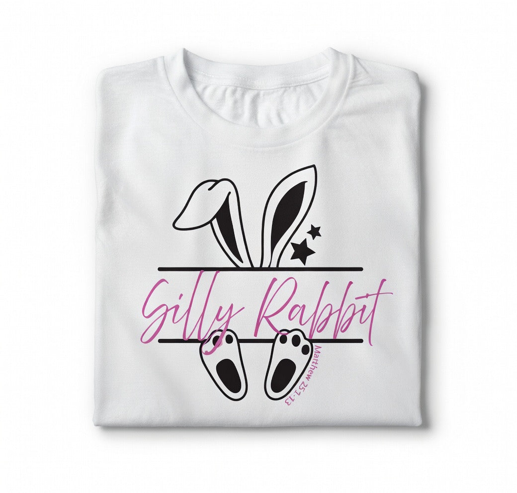 Unisex “Silly Rabbit” Short Sleeve Shirt