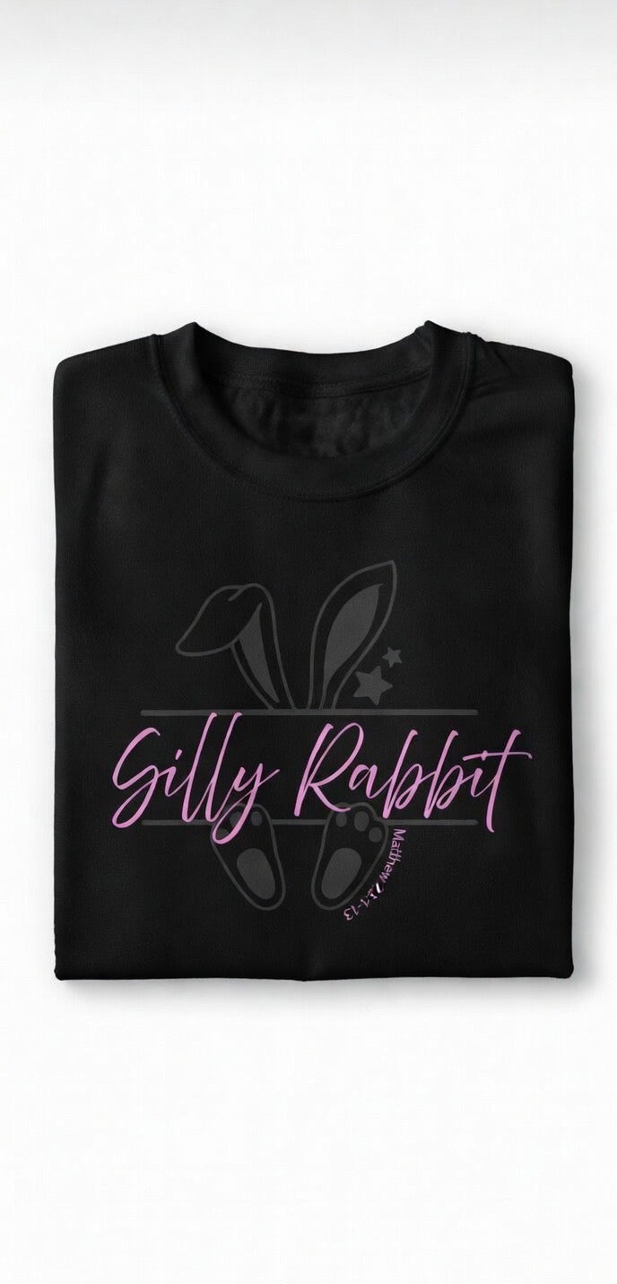 Unisex “Silly Rabbit” Crewneck Sweatshirt Pullover