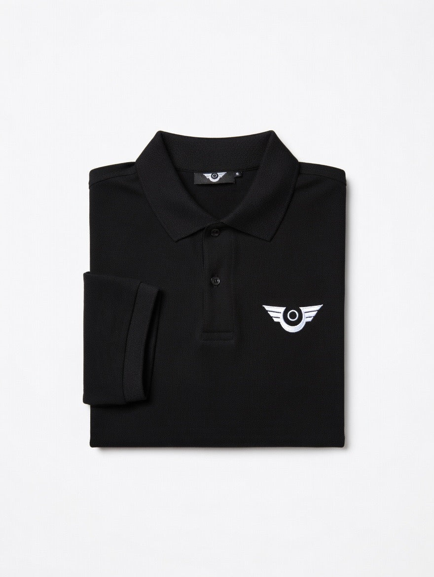 Men’s Embroidered “On High Fashion” Logo Polo Shirt