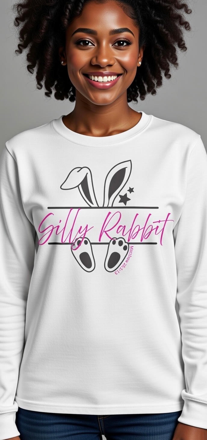 Unisex “Silly Rabbit” Long Sleeve Shirt