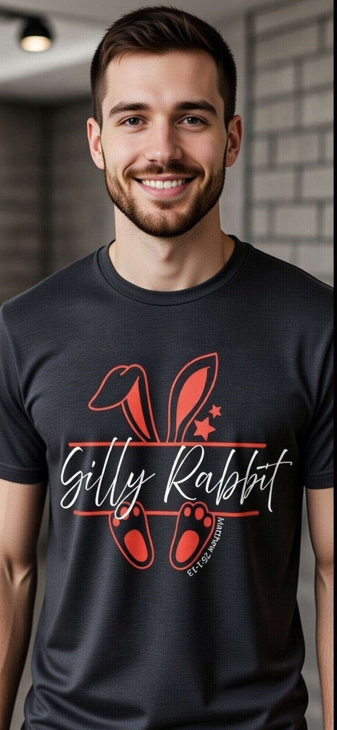 Unisex “Silly Rabbit” Short Sleeve Shirt